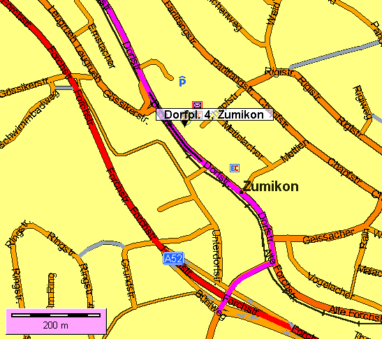 Zumikon Forchbahn, Dorfplatz 4